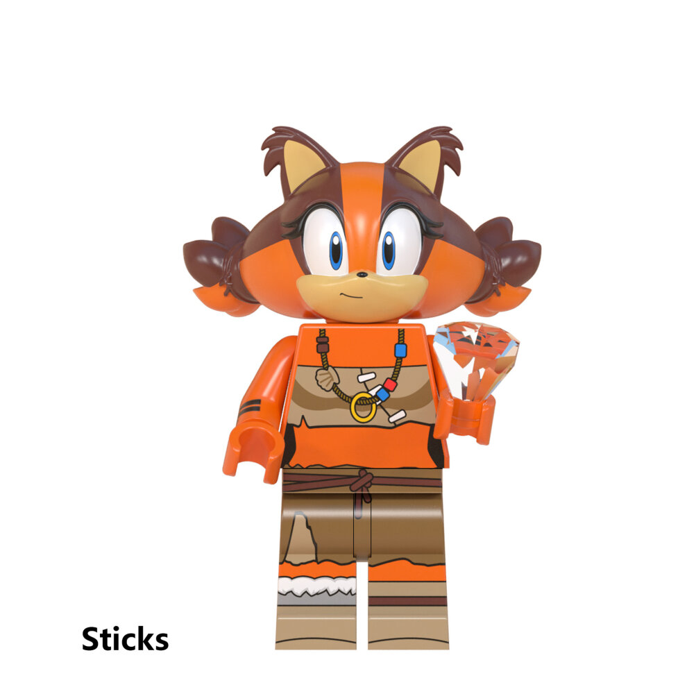 Sonic the Hedgehog Building Block Minifigures Toys Collectibles Action Figures Fit Lego Best Gift for Kids 8Pcs Set