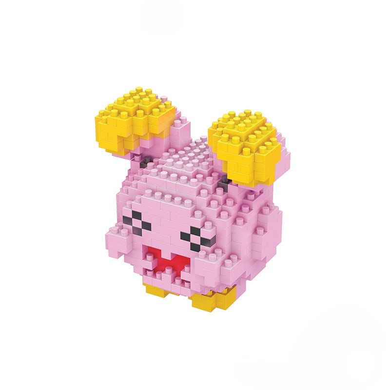 Mini Building Block DIY 3D Micro Brick Educational Toy Pokemon Whismur 329PCS