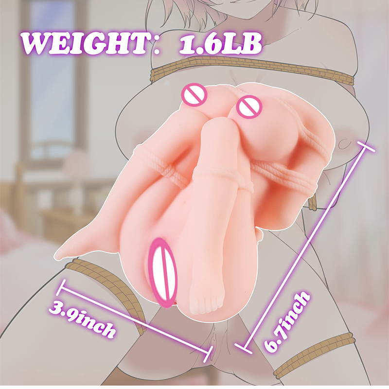 Sex Doll SM Sex Adult Toys Male Masturbator Love Doll 3D Realistic Mini Torso Dolls Masturbation Device Sex Toys for Men with Pussy Ass Boobs TPE Material