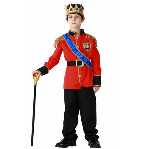 Kids Boys Prince Charming Costume Medieval Royal Prince Dress up Outfits Halloween Cosplay Princes Costumes