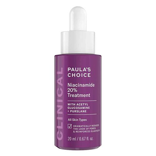 Paulas Choice Niacinamide 20 Treatment - Serum Tightens & Minimises Enlarged Pores - Fades Brown Spots & Brightens Skin with Vitamin C - All Skin Types - 20 ml