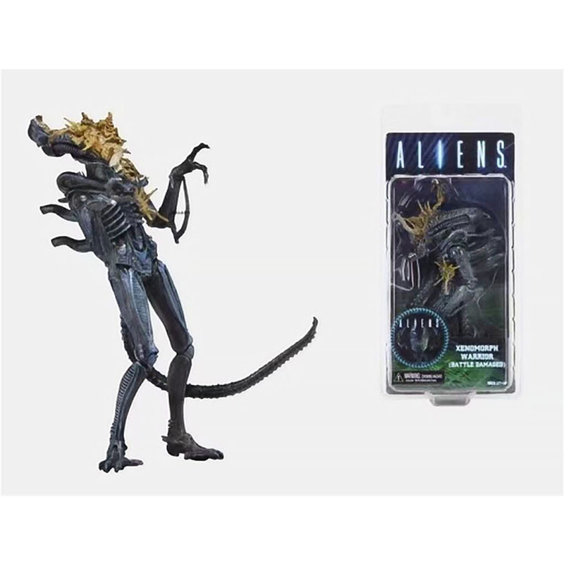 NECA Aliens Head Damaged Warrior Figure