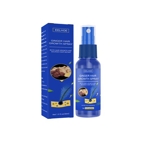 Ginger Hair Growth Spray Scalp Massage Hair Care Nutrient Solution 30ml