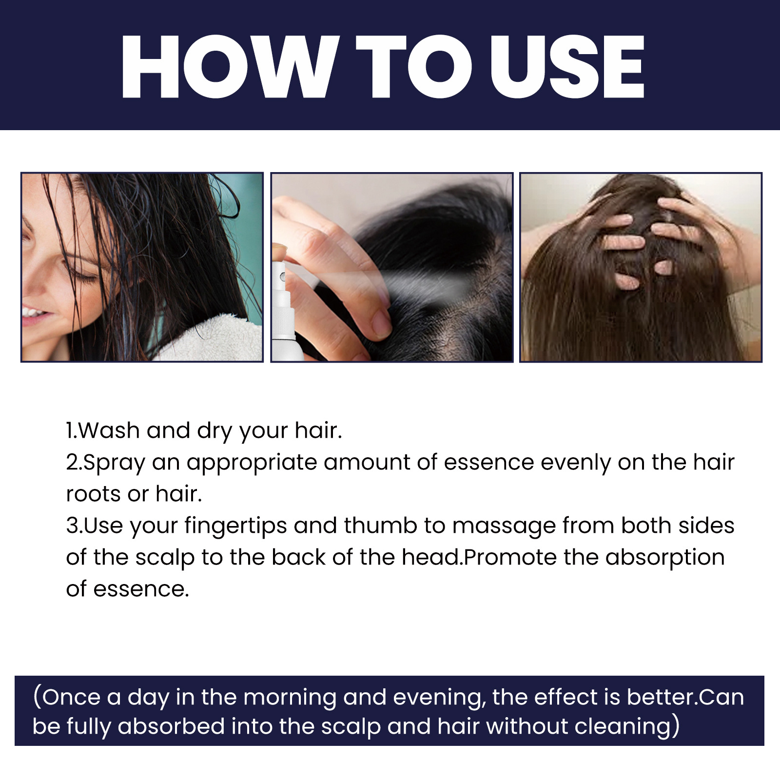 Hair Lotion Serum Essence Oil Hair Applicator Hair Growth Treatment Hair Anti Hair Loss Spray Stripping and Repairing Damaged Hair Roots for Men Women