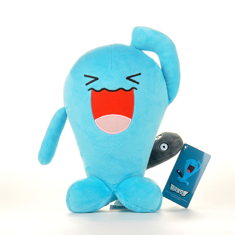Pokemon Plush Toy for Kids Wobbuffet Plush Doll Decoration Kawaii Soft Stuffed Toy Gift for Girls and Boys 25cm
