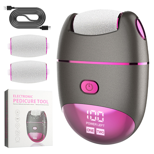 Electric Callus Remover for Feet Waterproof Rechargeable Foot Files Pedicure Tools for Dead Skin and Cracked Skin Foot Daily Care LCD Display Ideal Gift