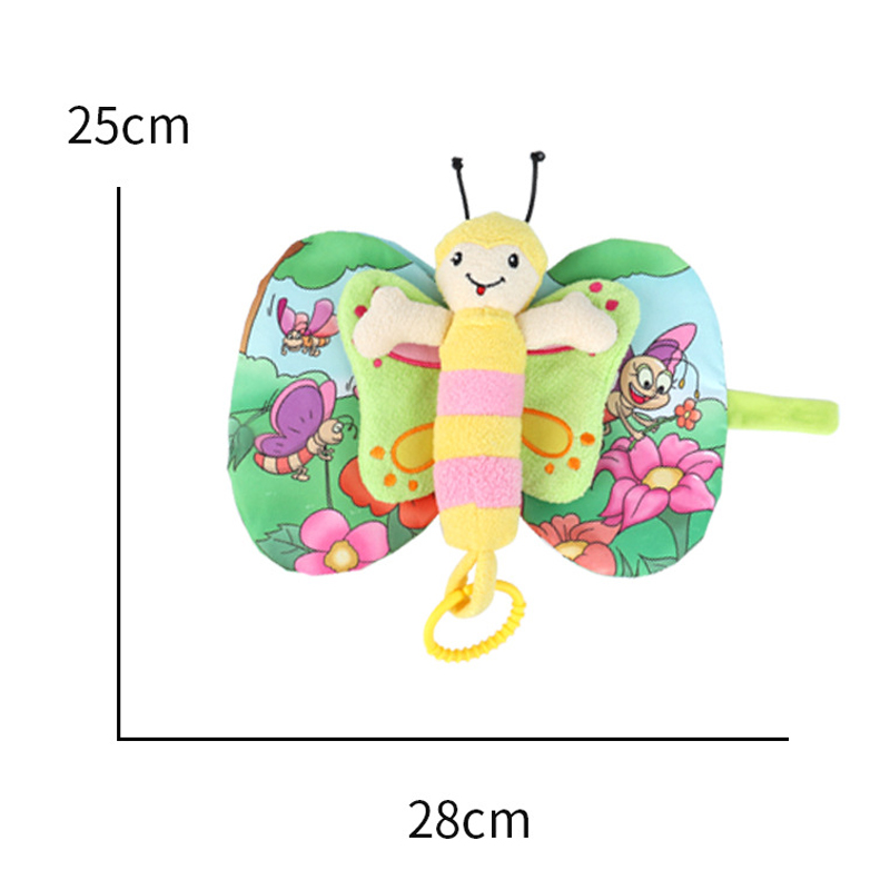 Butterfly 3D Cloth Book Durable and Interactive Early Learning Toy for Infants