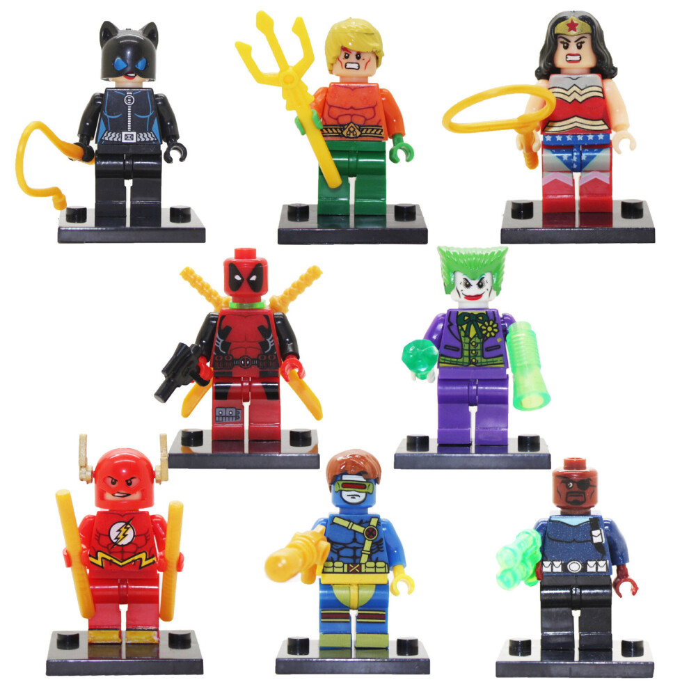 16Pcs Marvel Avengers Super Heroes Mini Figures Dc Set