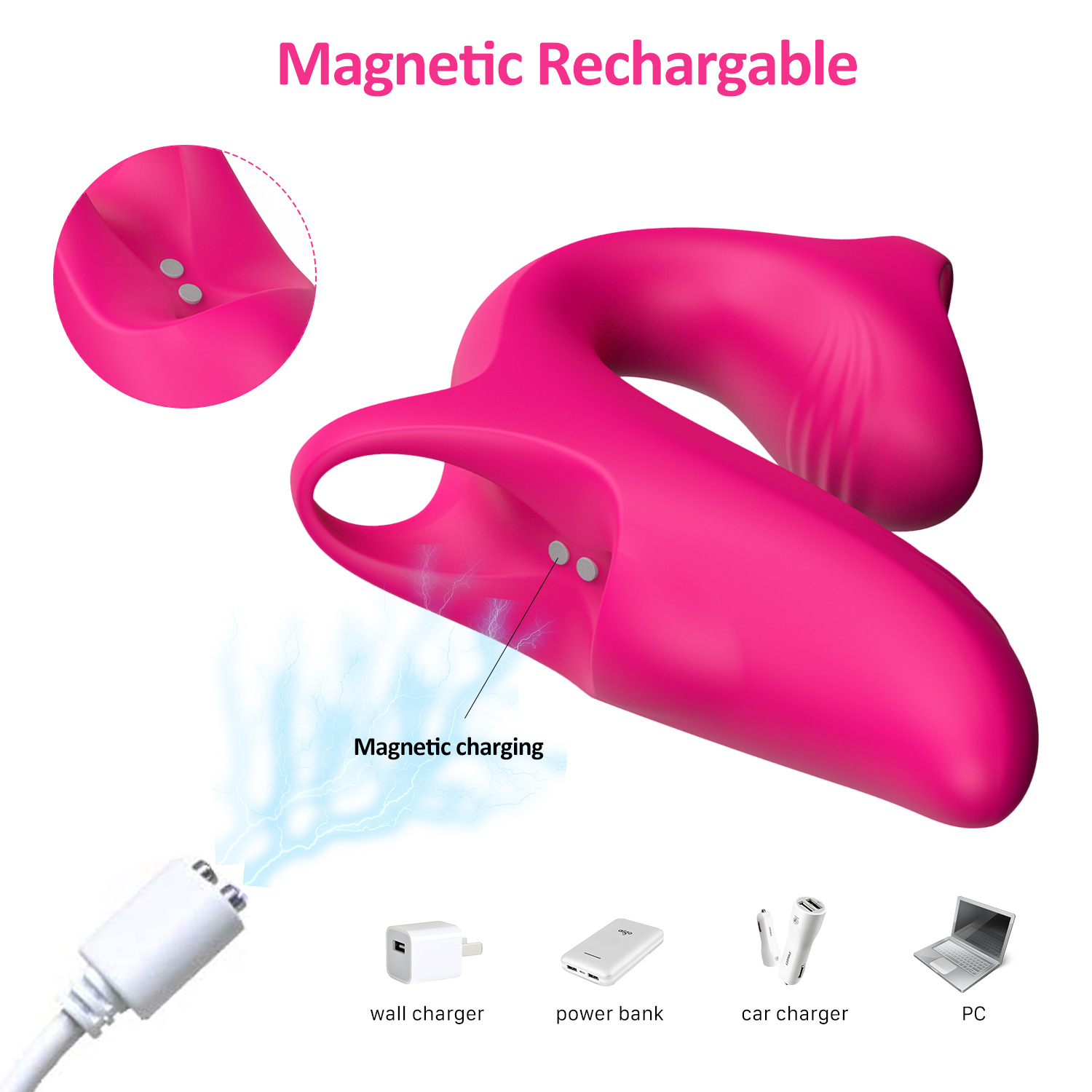 Finger Vibrator Sex Toys for Women Mini Vibrators Bullet Adult Couples Sex Toy for G Spot Clitoral Nipple Stimulate with 12 Vibration Female Vibrators