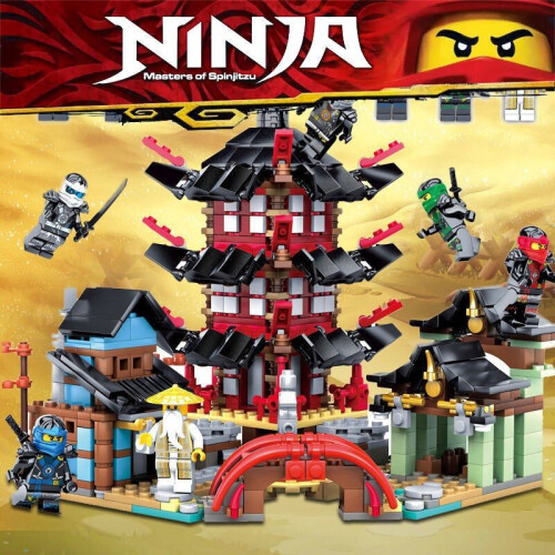 742pcs Ninjago Temple Building Block Toy Figure Model Kid Collection Boy  Gift