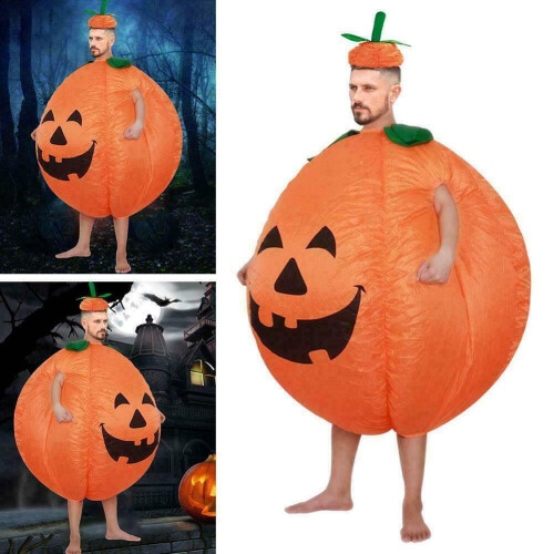 Pumpkin Inflatable Suit Cosplay Adult Fancy Dress Party Costume