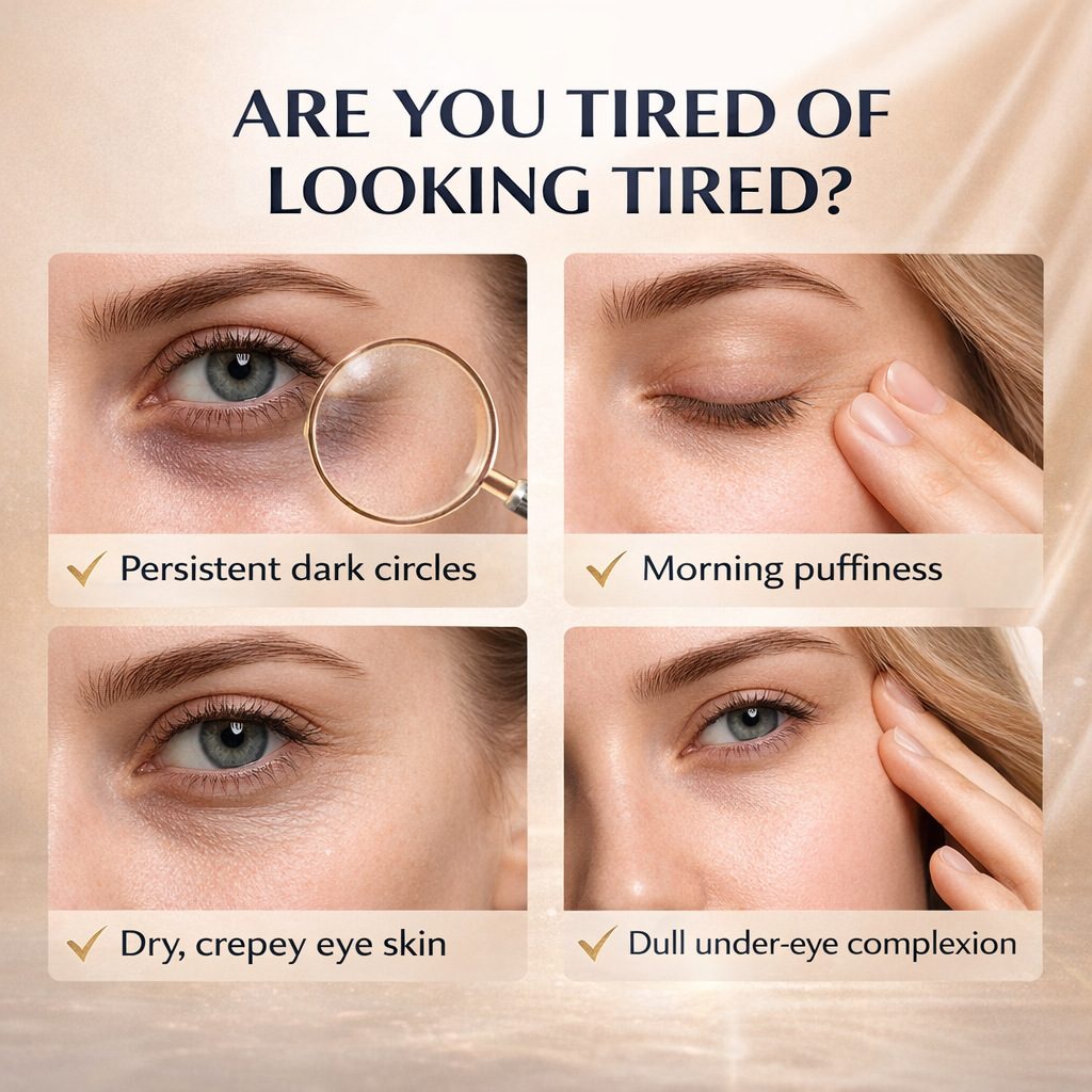 Eye Contour Serum Hydrating Smoothing Fine Line Reducing for Daily Eye Care Natural 20ml