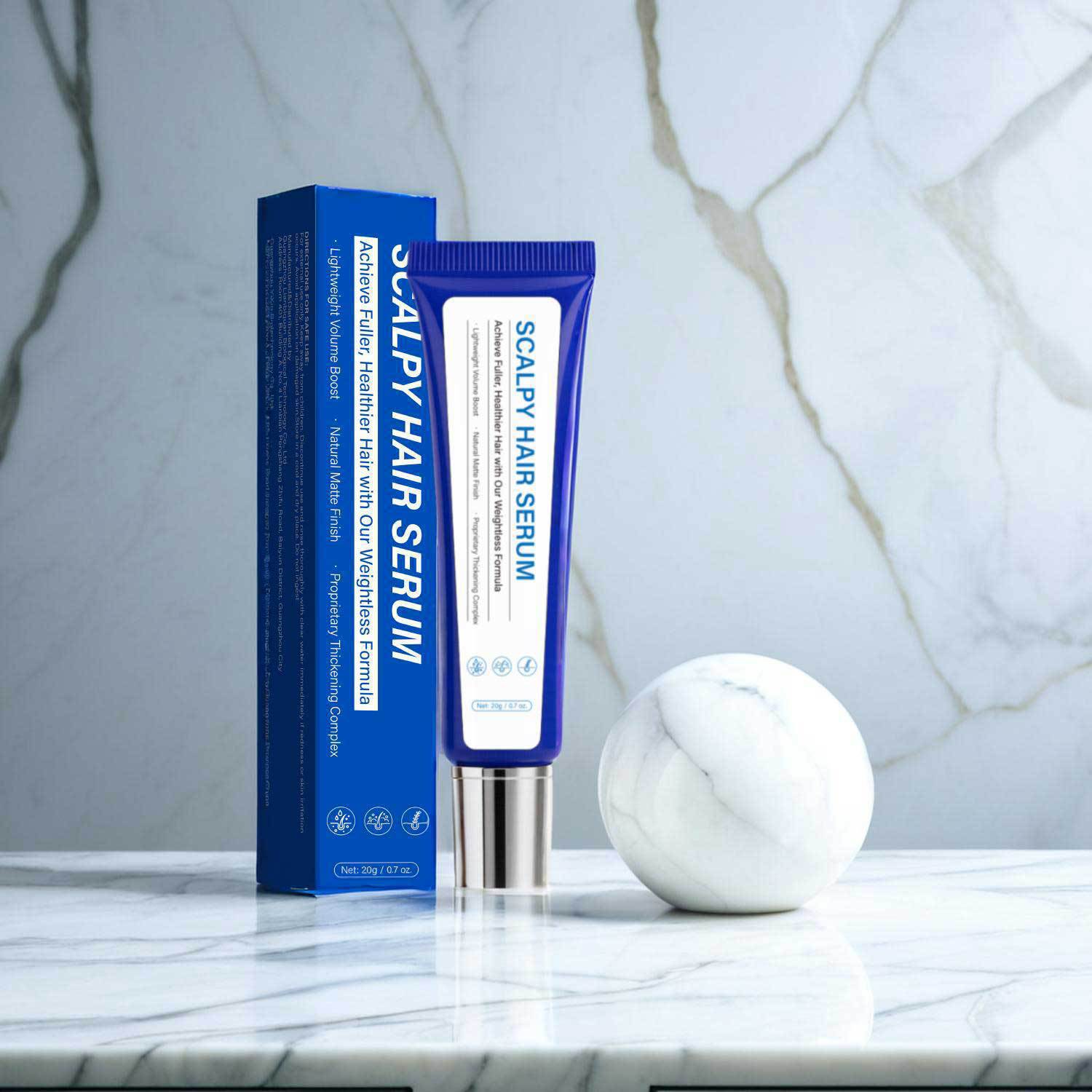 Scalp Hair Serum Nourishing Strengthening Revitalizing For Dry Scalp Thinning Hair Daily Root And Follicle Care Treatment 20g