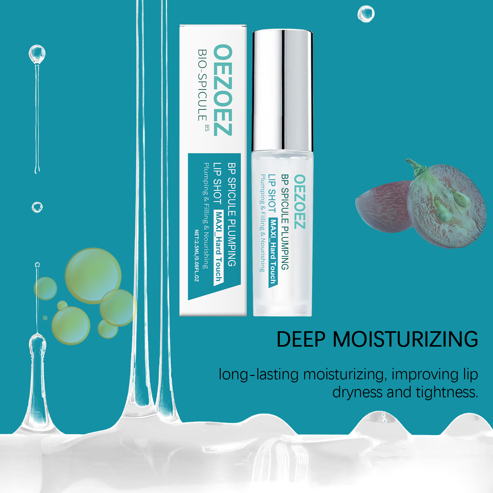 Moisturizing Hydrating Lip Oil Mild Ingredients Glossy Glass Pout Lips Daily Nourish Care Relieve Dry Lip Treatment