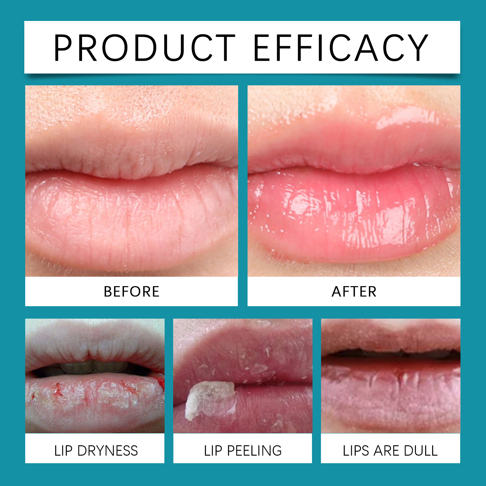 Moisturizing Hydrating Lip Oil Mild Ingredients Glossy Glass Pout Lips Daily Nourish Care Relieve Dry Lip Treatment