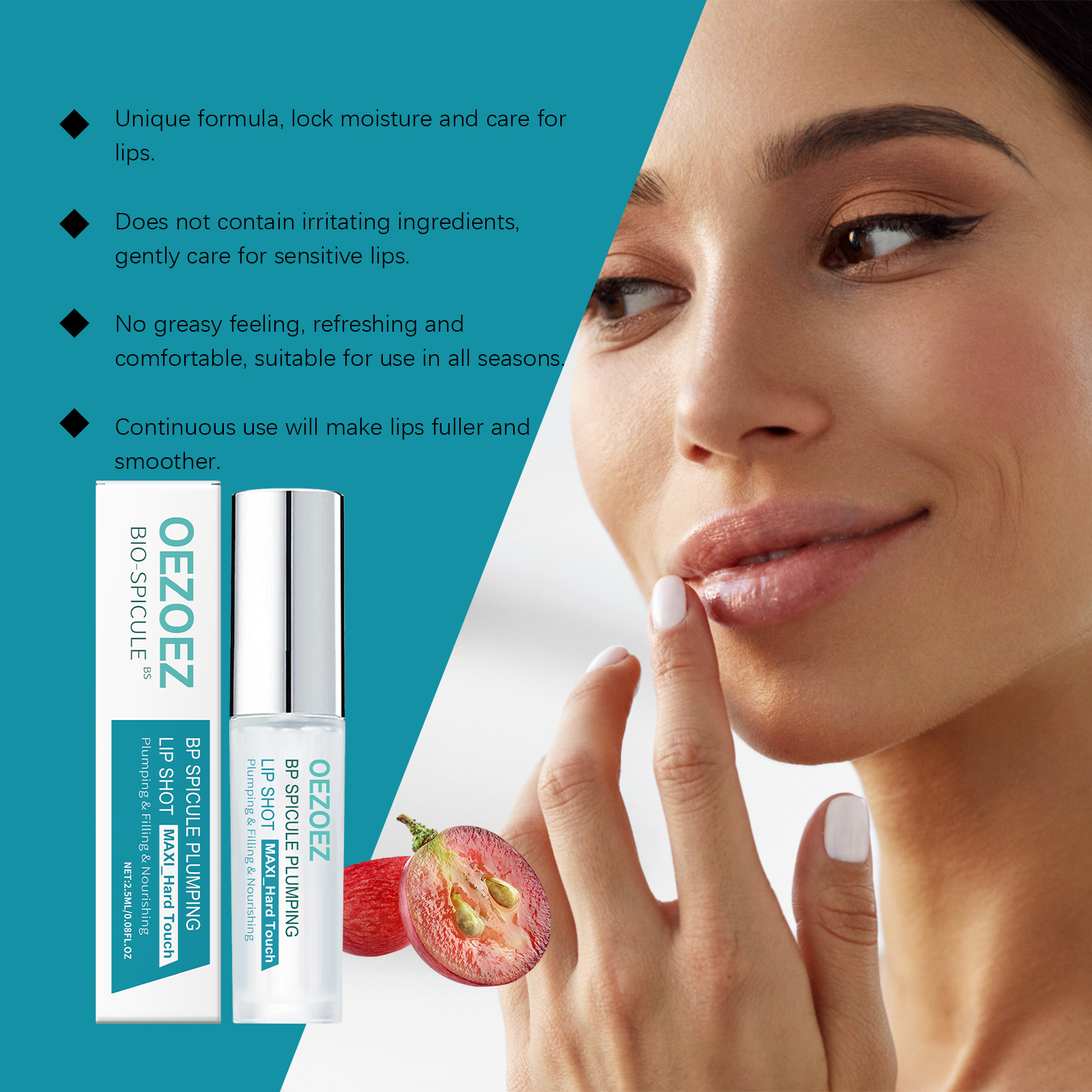 Moisturizing Hydrating Lip Oil Mild Ingredients Glossy Glass Pout Lips Daily Nourish Care Relieve Dry Lip Treatment