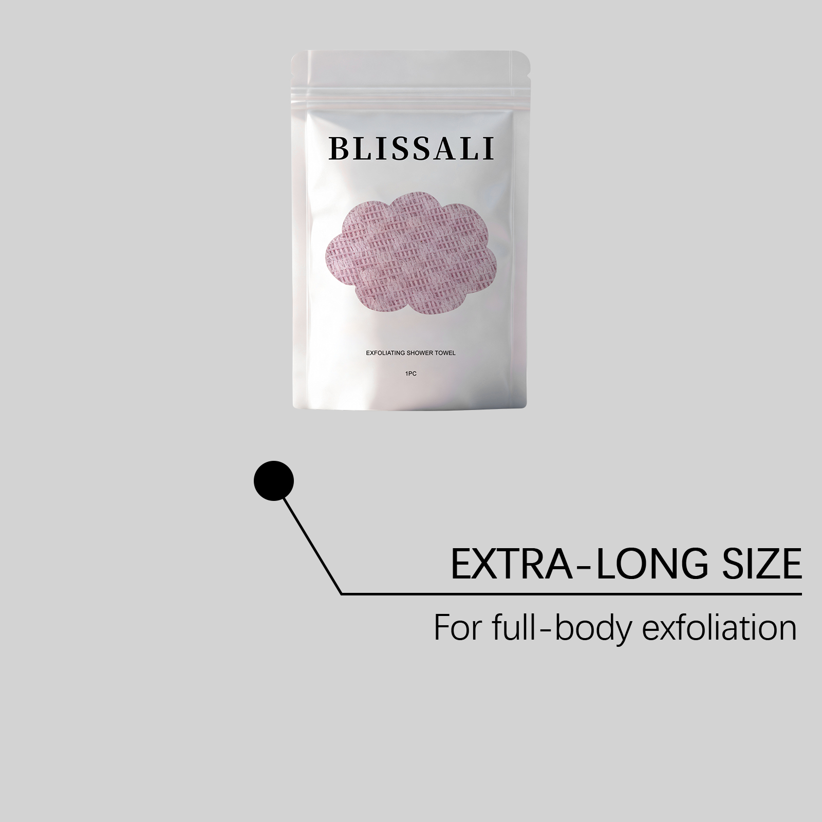 Exfoliating Bath Towel Softens Skin Gentle Cleansing Soft Skin Friendly Durable Easy Portable Daily Body Care Supplies