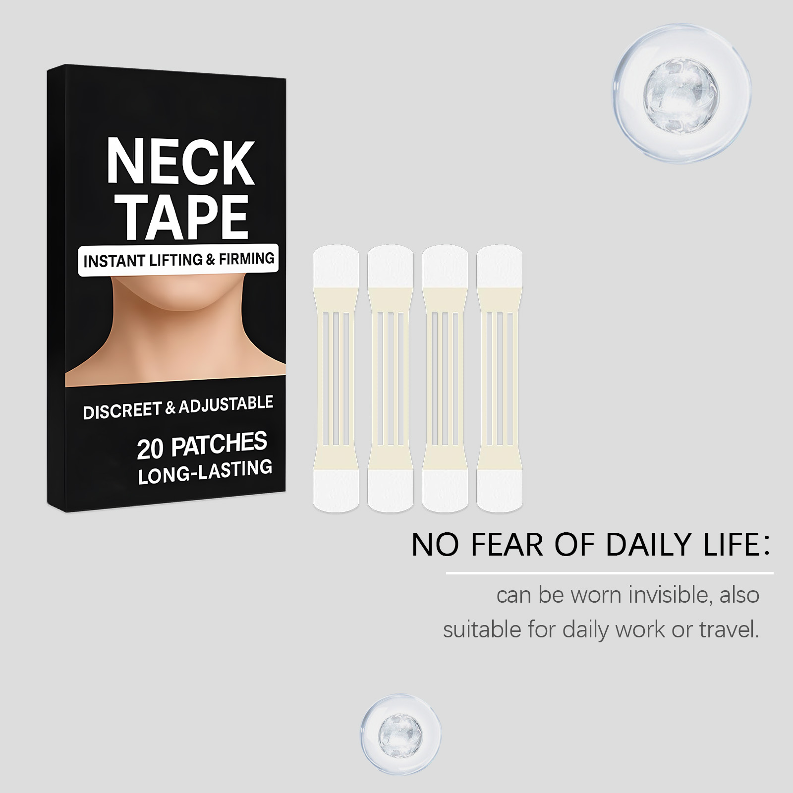 Neck Care Patch Mild Fade Fine Lines Neck Wrinkles Soft Tight Skin Highlight Neck Contour Skin Care