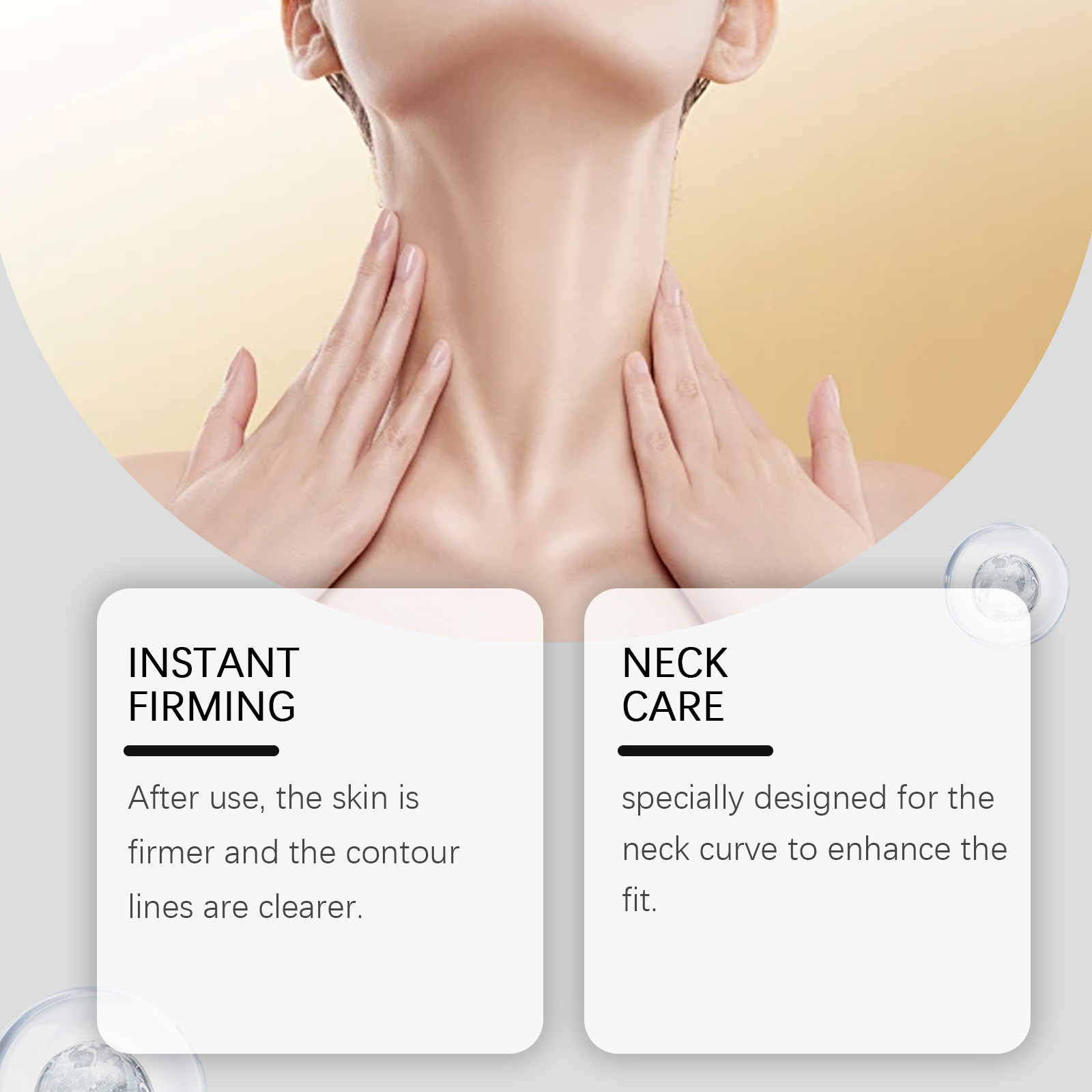 Neck Care Patch Mild Fade Fine Lines Neck Wrinkles Soft Tight Skin Highlight Neck Contour Skin Care