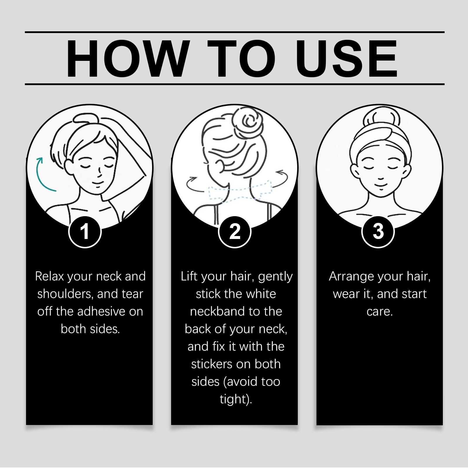 Neck Care Patch Mild Fade Fine Lines Neck Wrinkles Soft Tight Skin Highlight Neck Contour Skin Care