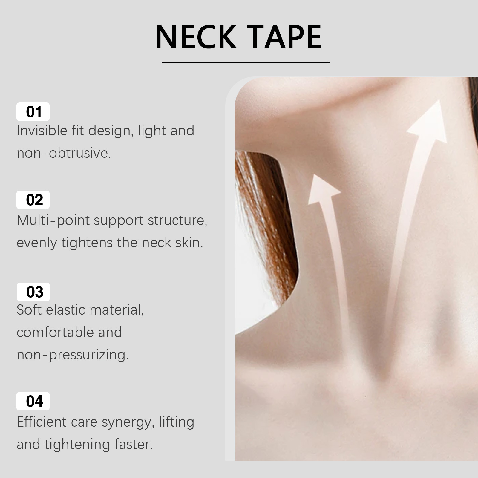 Neck Care Patch Mild Fade Fine Lines Neck Wrinkles Soft Tight Skin Highlight Neck Contour Skin Care