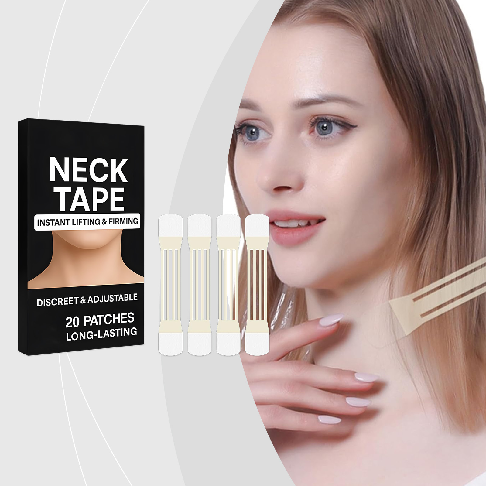 Neck Care Patch Mild Fade Fine Lines Neck Wrinkles Soft Tight Skin Highlight Neck Contour Skin Care