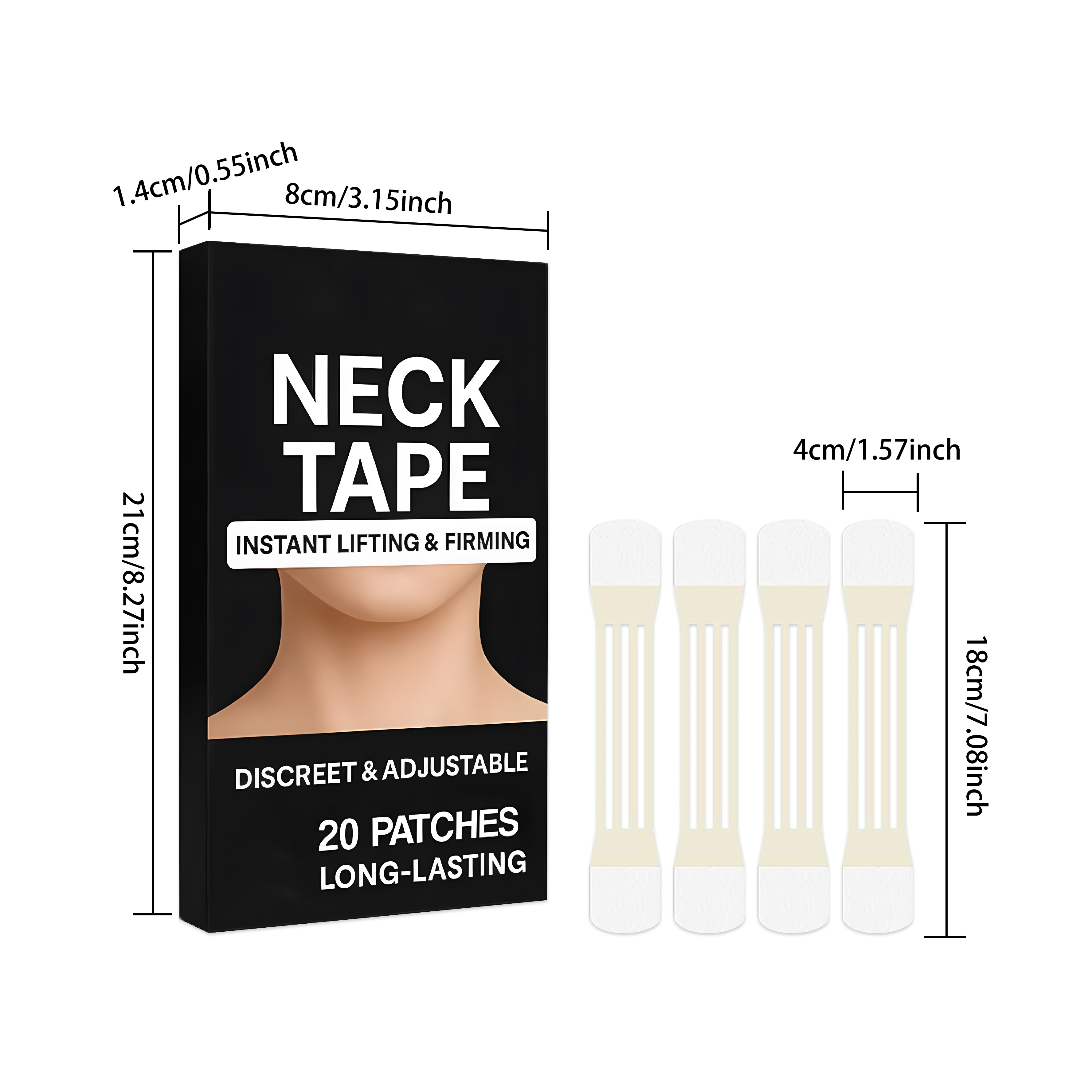 Neck Care Patch Mild Fade Fine Lines Neck Wrinkles Soft Tight Skin Highlight Neck Contour Skin Care
