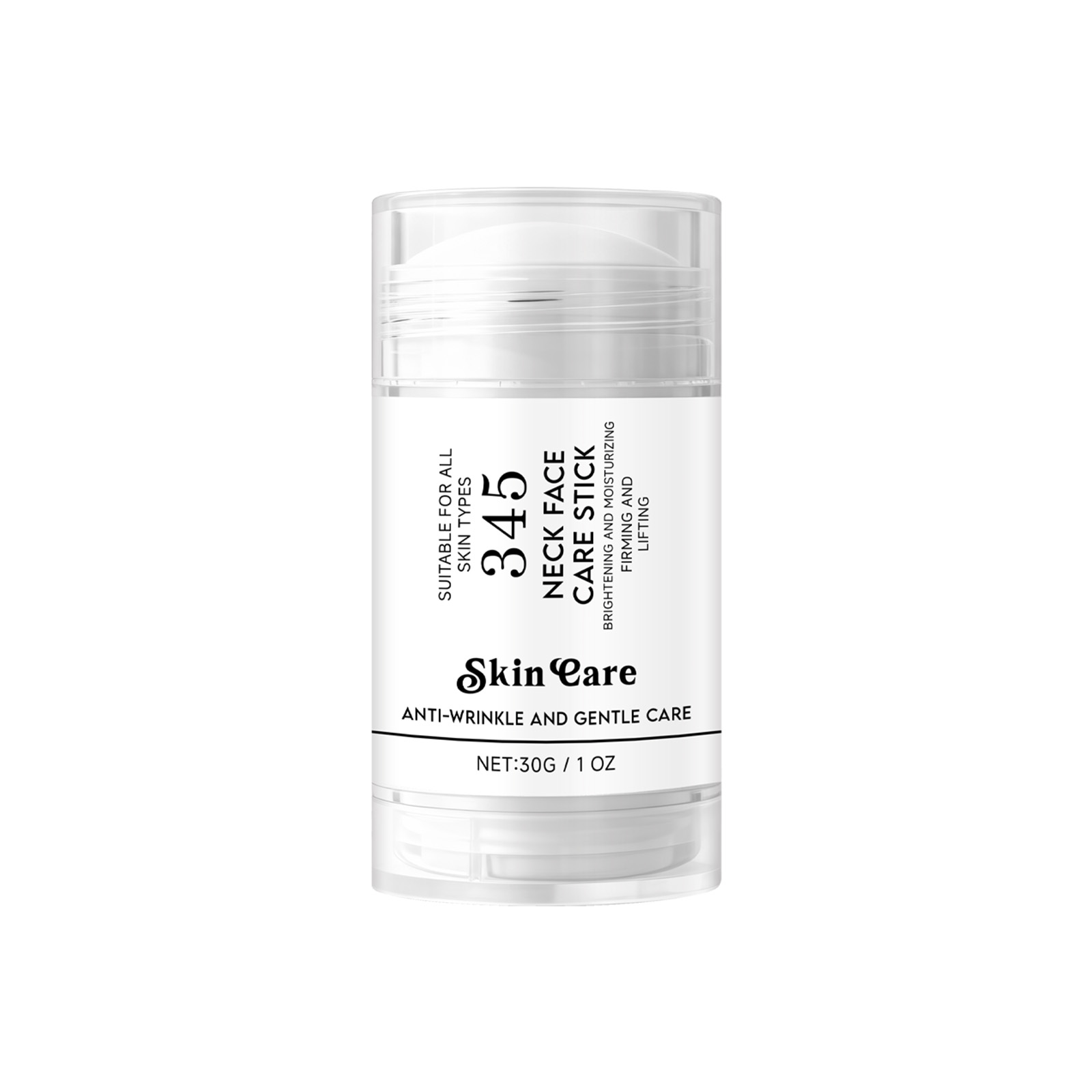 Neck Care Cream Stick Mild Formula Nourish Delicate Soft Moisturize Massage Neck Skin Daily Skin Care
