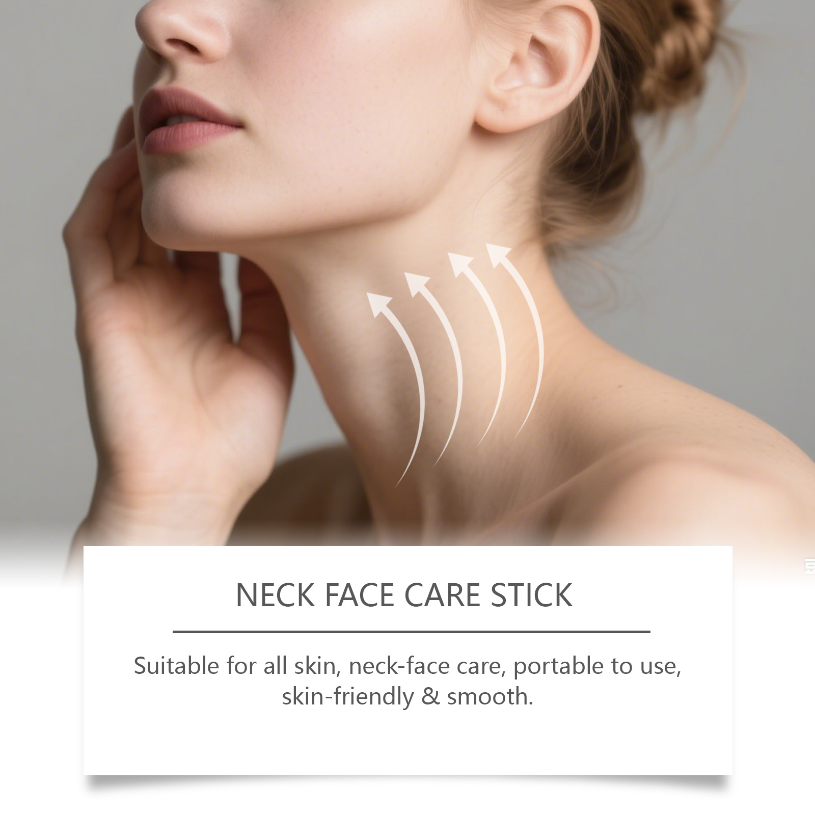 Neck Care Cream Stick Mild Formula Nourish Delicate Soft Moisturize Massage Neck Skin Daily Skin Care