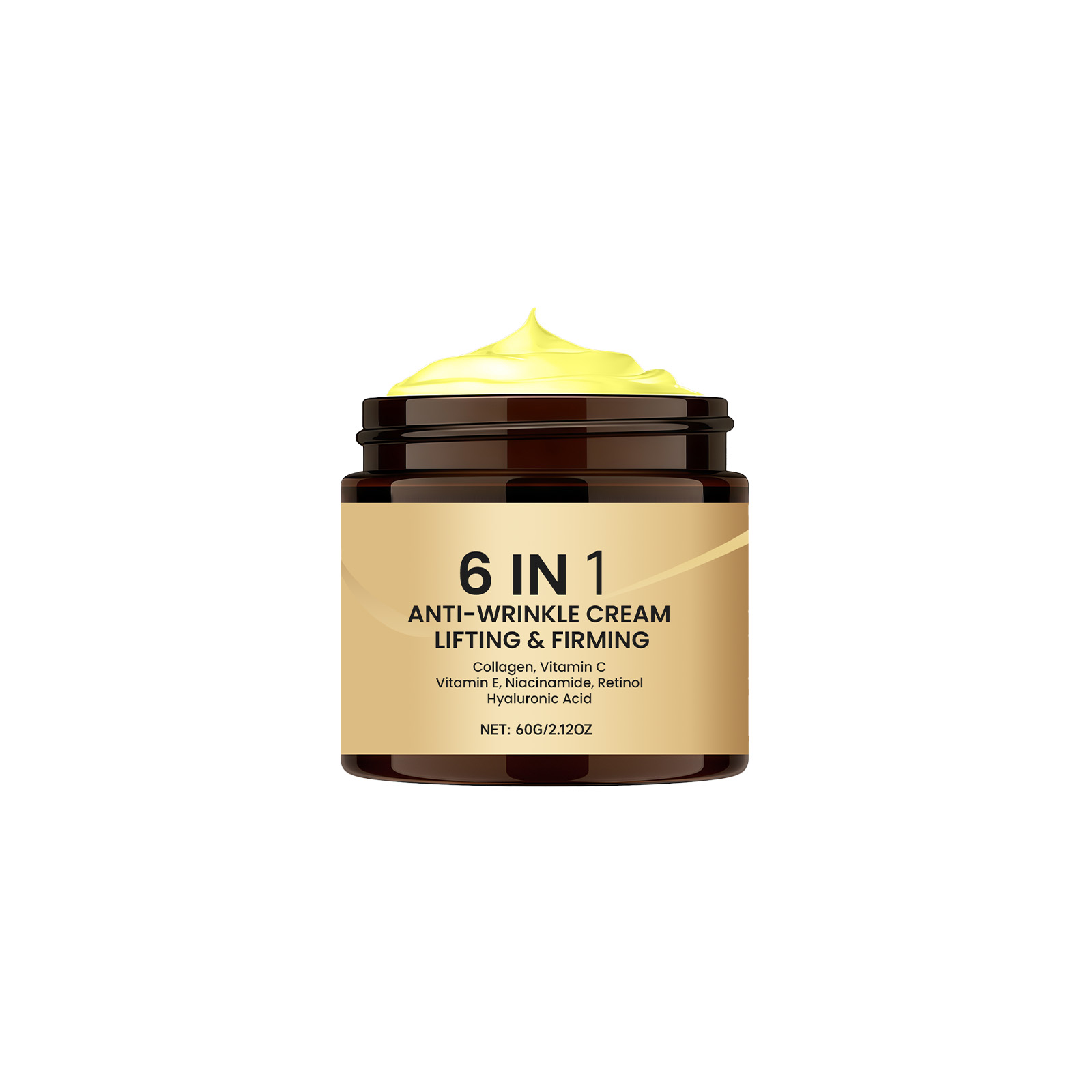 Six In One Moisturizing Cream Gentle Care Smooth Glossy Hydrating Day Night Facial Skin Treatment Lotion