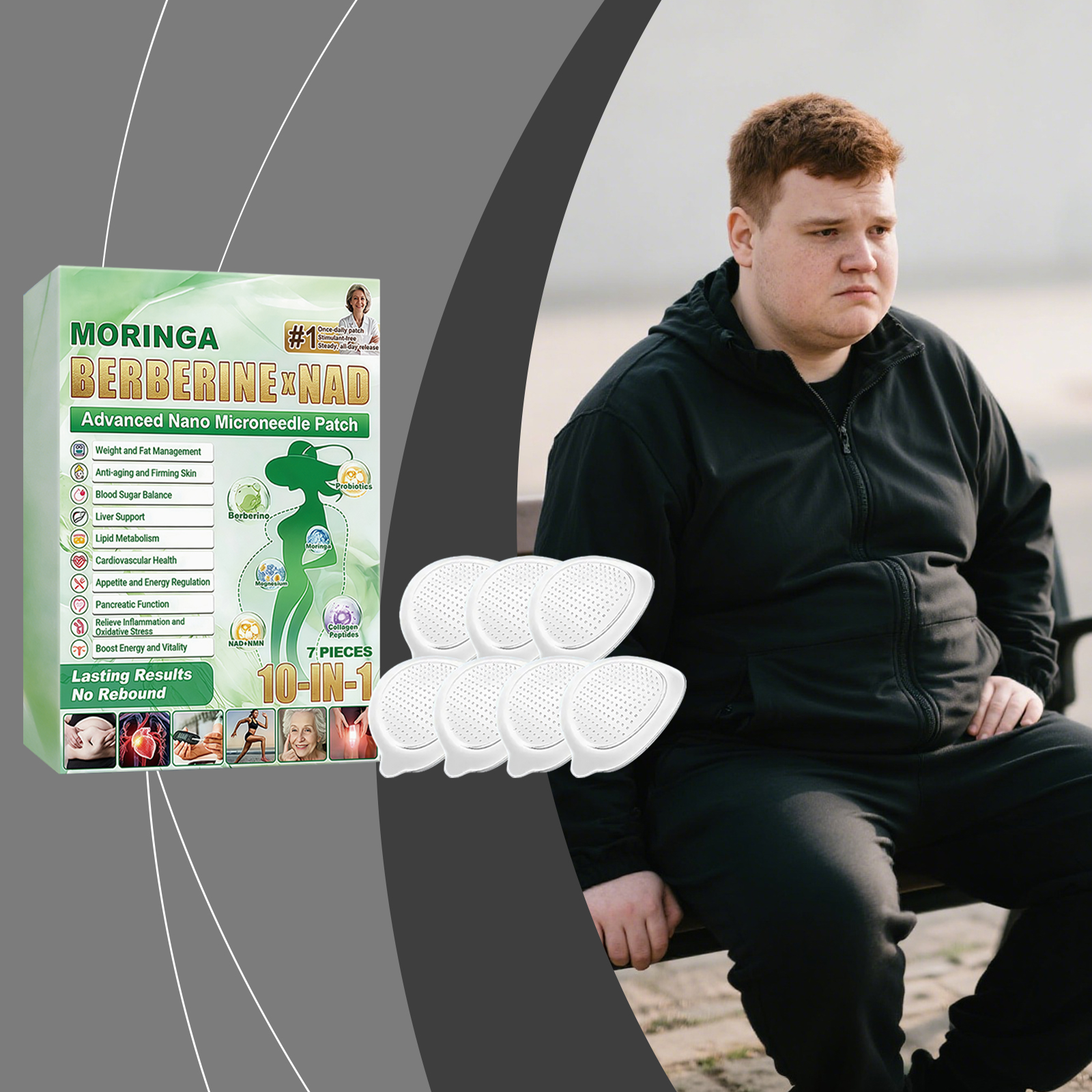 Moringa Body Care Patch Mildly Nurture Skin Support Slim Figure Daily Gentle Whole Body Use