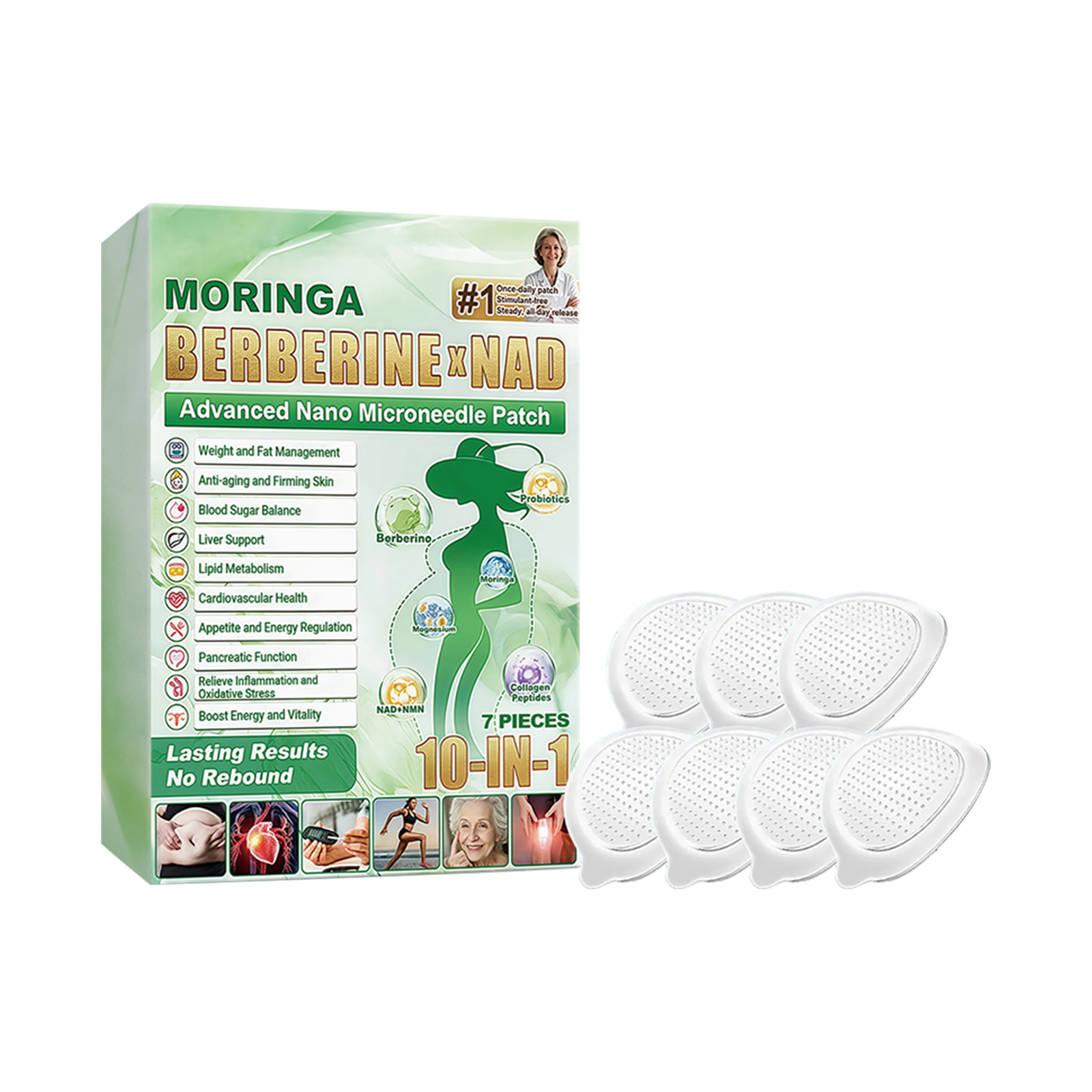 Moringa Body Care Patch Mildly Nurture Skin Support Slim Figure Daily Gentle Whole Body Use