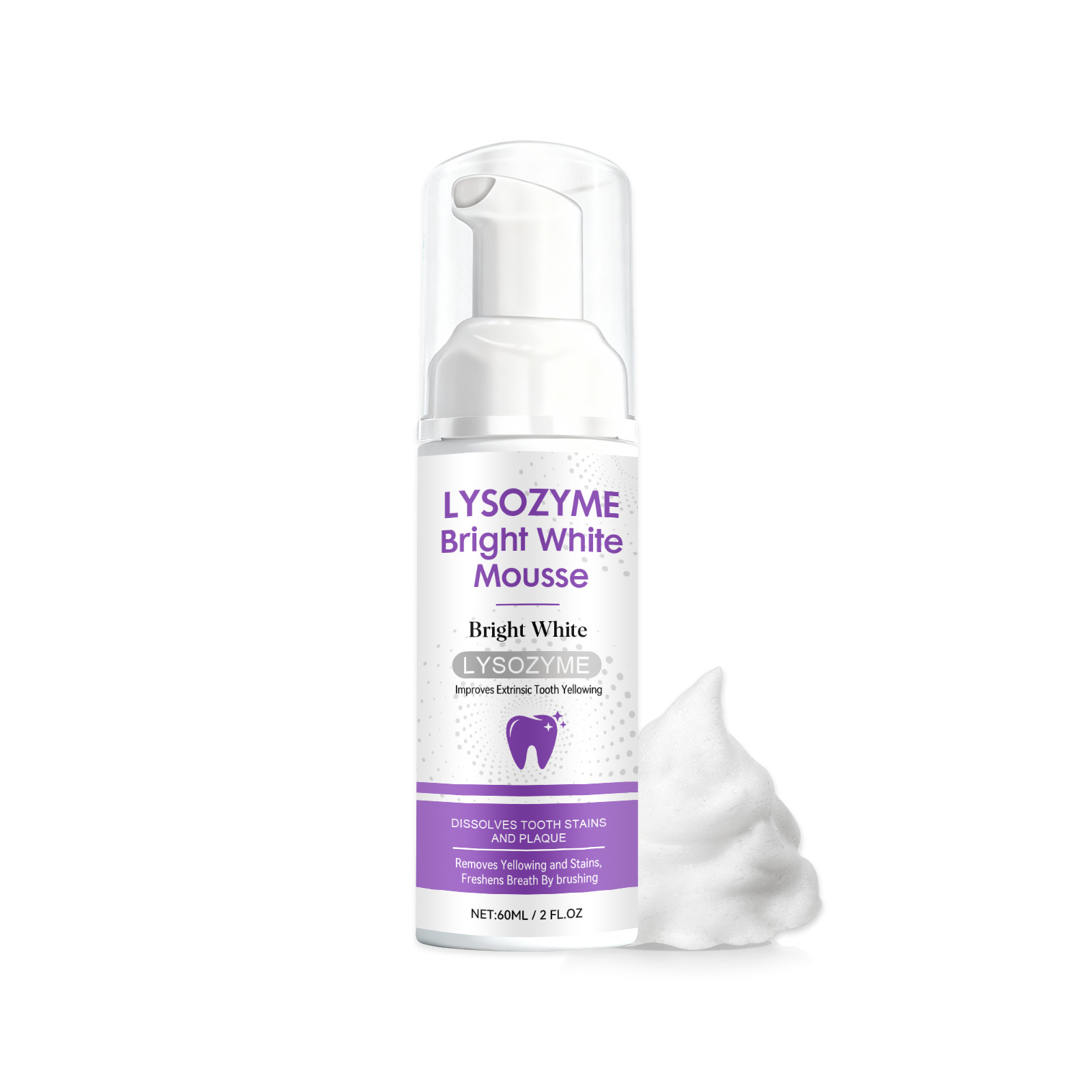 Teeth Cleaning Mousse Mild Dense Foam Care Clean Fresh Comfort Oral Tooth Cleansing Care