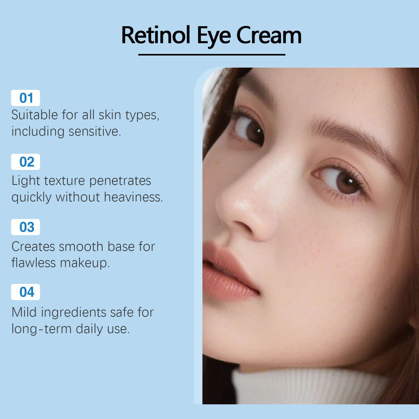 Eye Cream Hydrating Moisturizing Elastic Mild Gentle Nourishing Suitable For All Skin Types Around Eye Skin Care