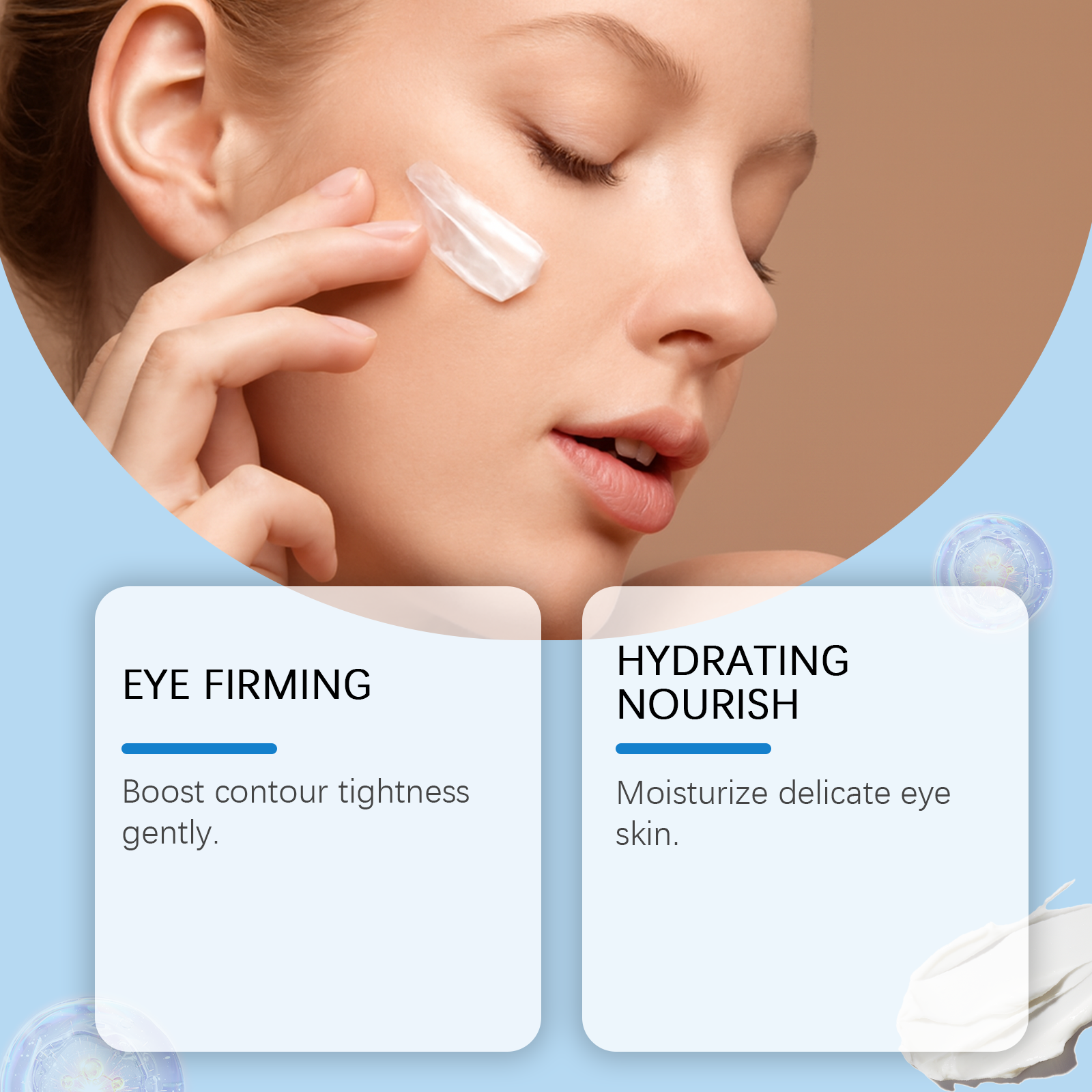 Eye Cream Hydrating Moisturizing Elastic Mild Gentle Nourishing Suitable For All Skin Types Around Eye Skin Care