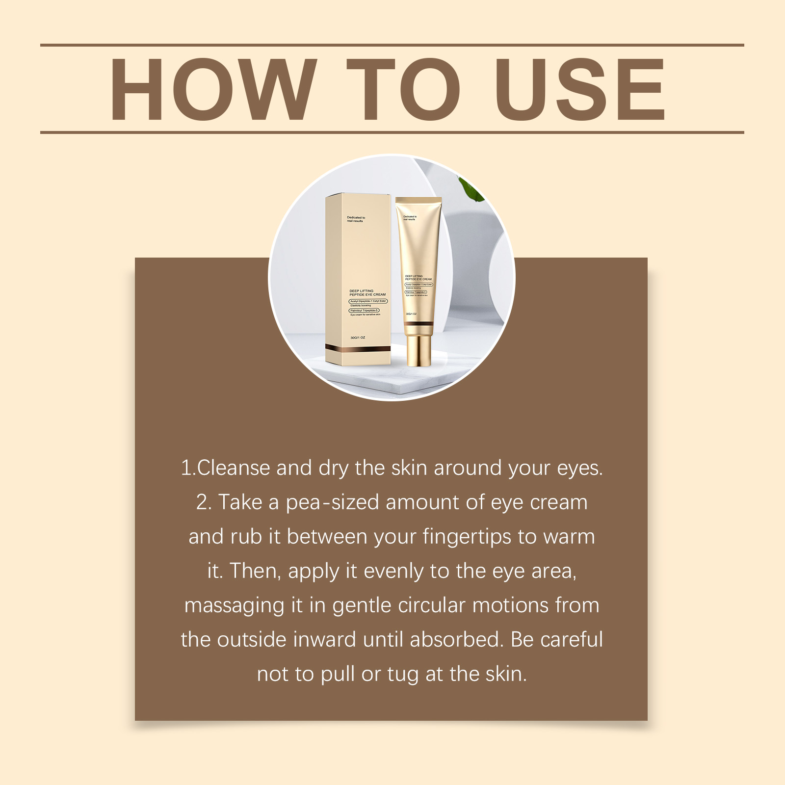 Moisturizing Eye Cream Mild Hydrating Soft Bright Nourishing Massage Skin Care Around Eyes