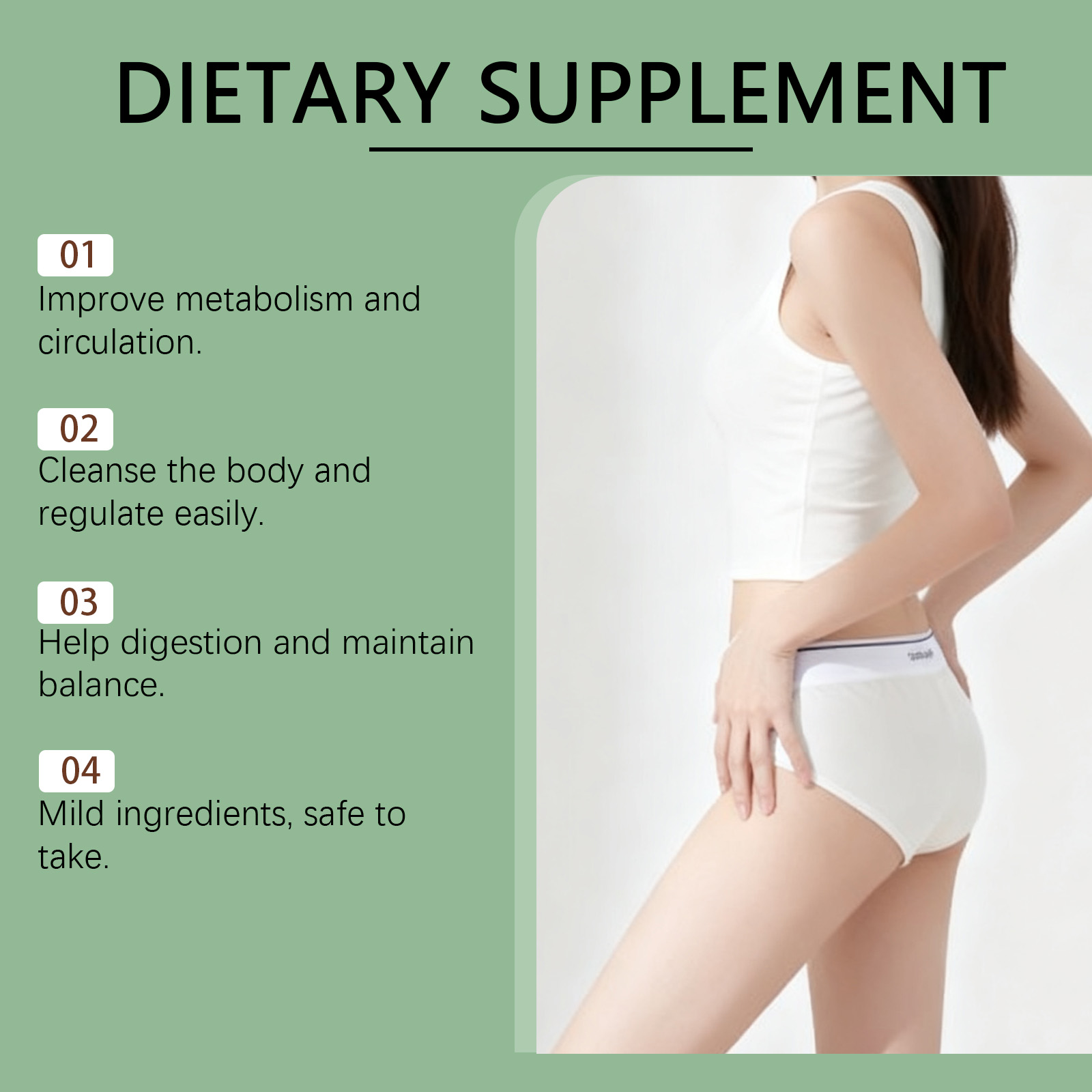 Moringa Care Drops Herbal Mild Ingredients Nourish Body Slim Shape Curve Dietary Drops