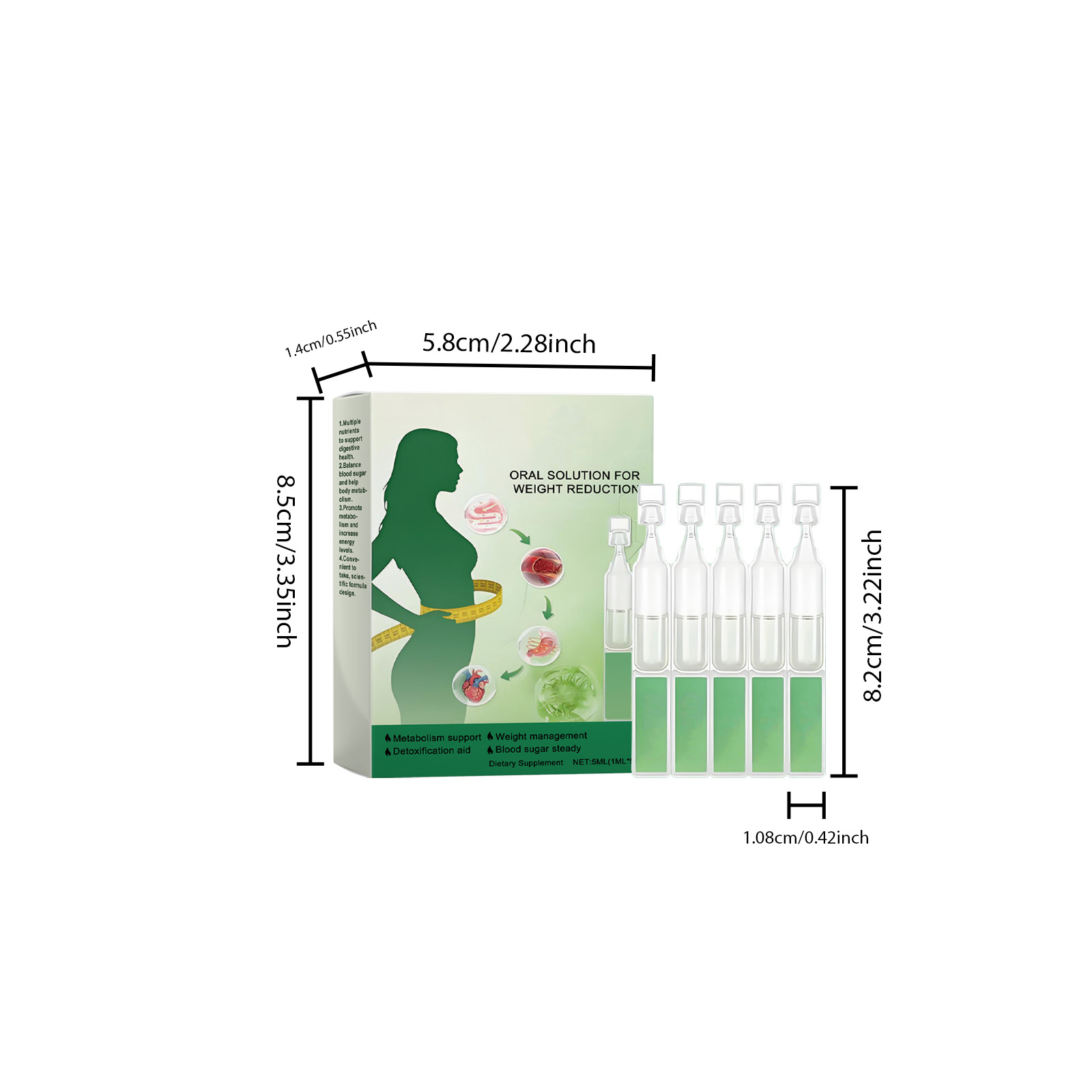 Moringa Care Drops Herbal Mild Ingredients Nourish Body Slim Shape Curve Dietary Drops