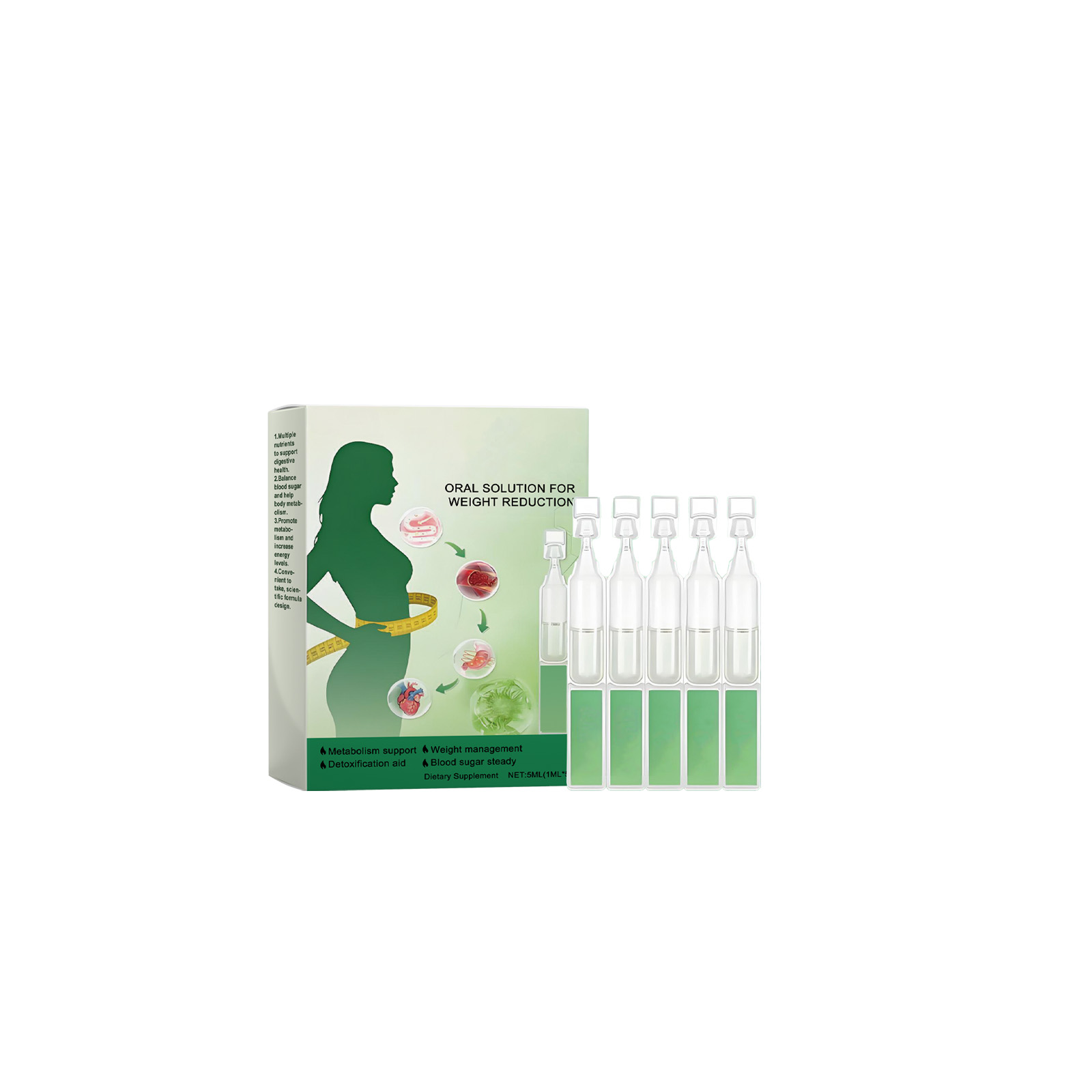 Moringa Care Drops Herbal Mild Ingredients Nourish Body Slim Shape Curve Dietary Drops