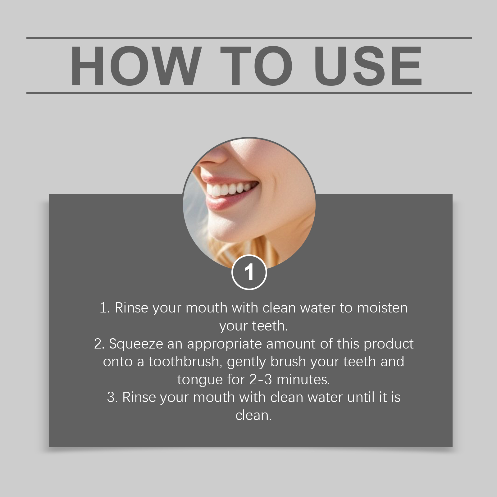 Tooth Care Mousse Cleanses Stains Odors Protects Gums Freshens Oral Cavity Press Design Toothpaste