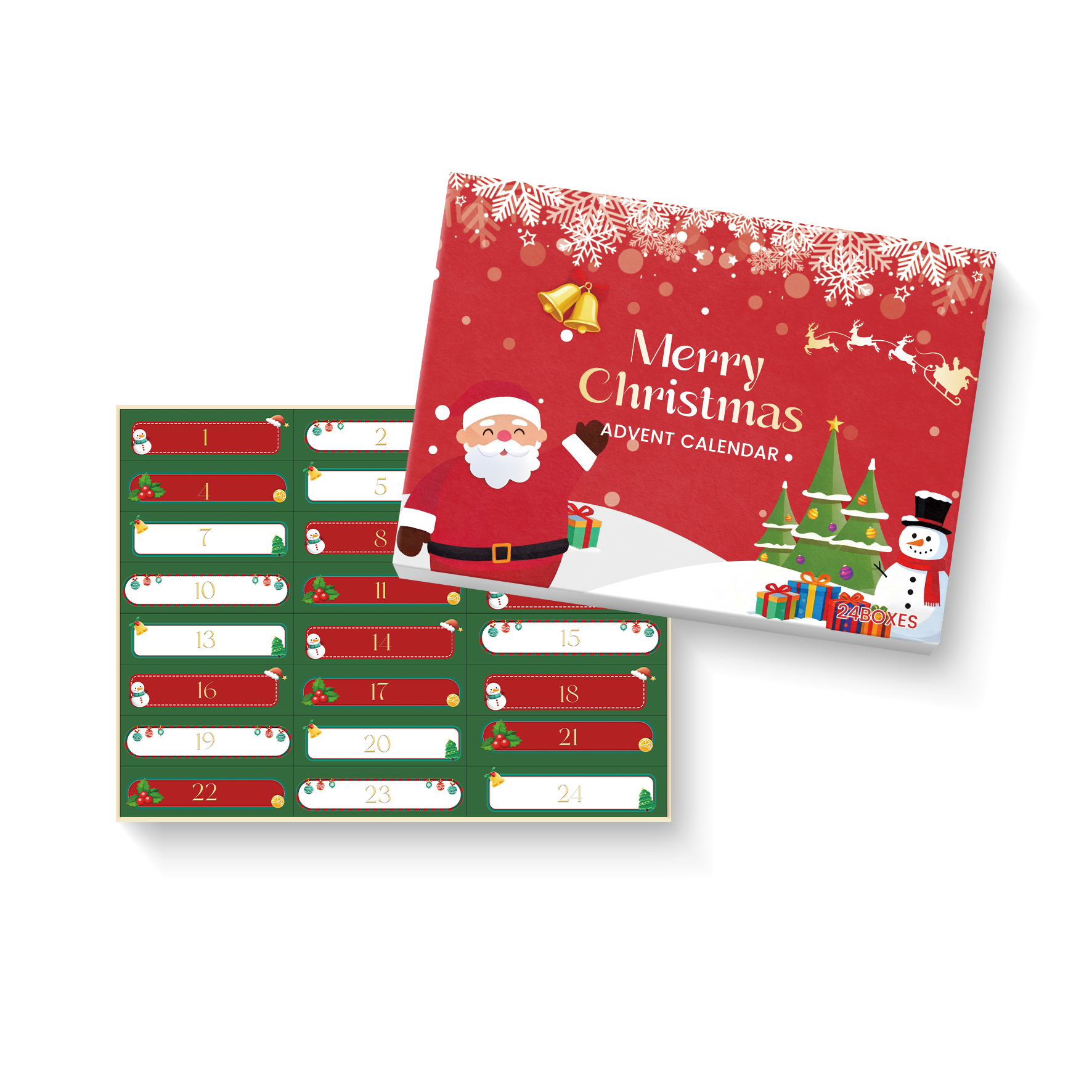 Christmas Skincare Blind Box Beauty Moisturizing Skin Care Various Matches Holiday Atmosphere Surprise Countdown Box