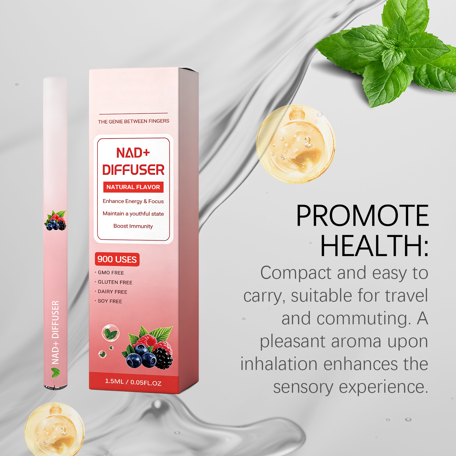 Body Care Comfort Stick Plant Herbal Ingredients Daily Gentle Care Body Energy Supplement Focus Improvement