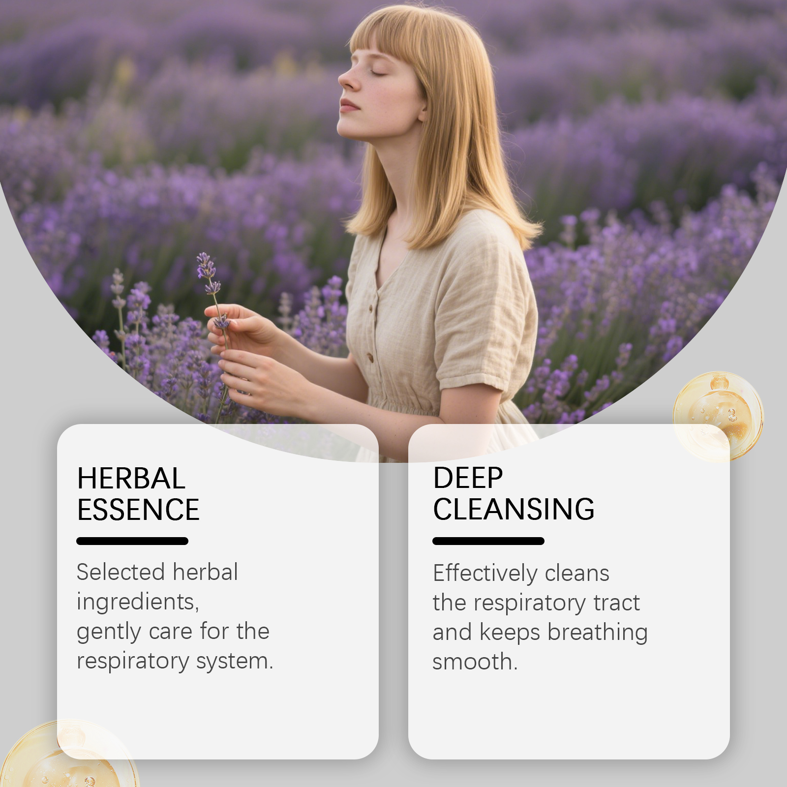 Body Care Comfort Stick Plant Herbal Ingredients Daily Gentle Care Body Energy Supplement Focus Improvement