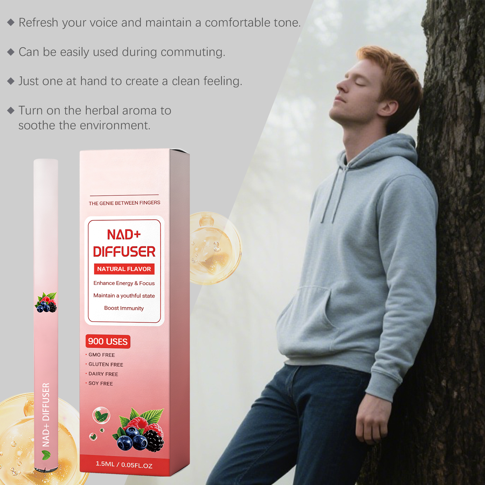 Body Care Comfort Stick Plant Herbal Ingredients Daily Gentle Care Body Energy Supplement Focus Improvement