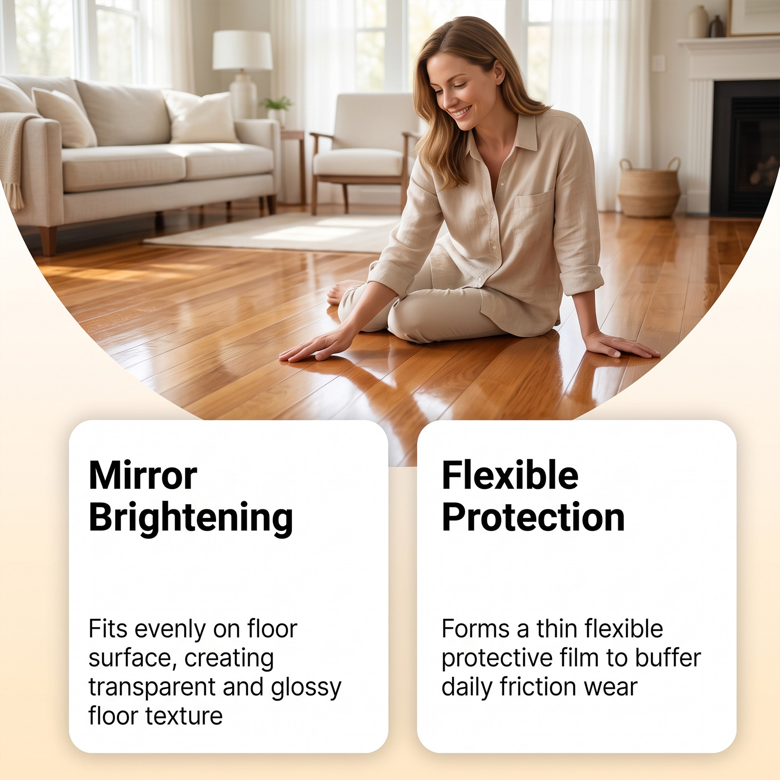 Wood Floor Polishing Care Agent For Surface Scratches Brightening Daily Maintenance Protection