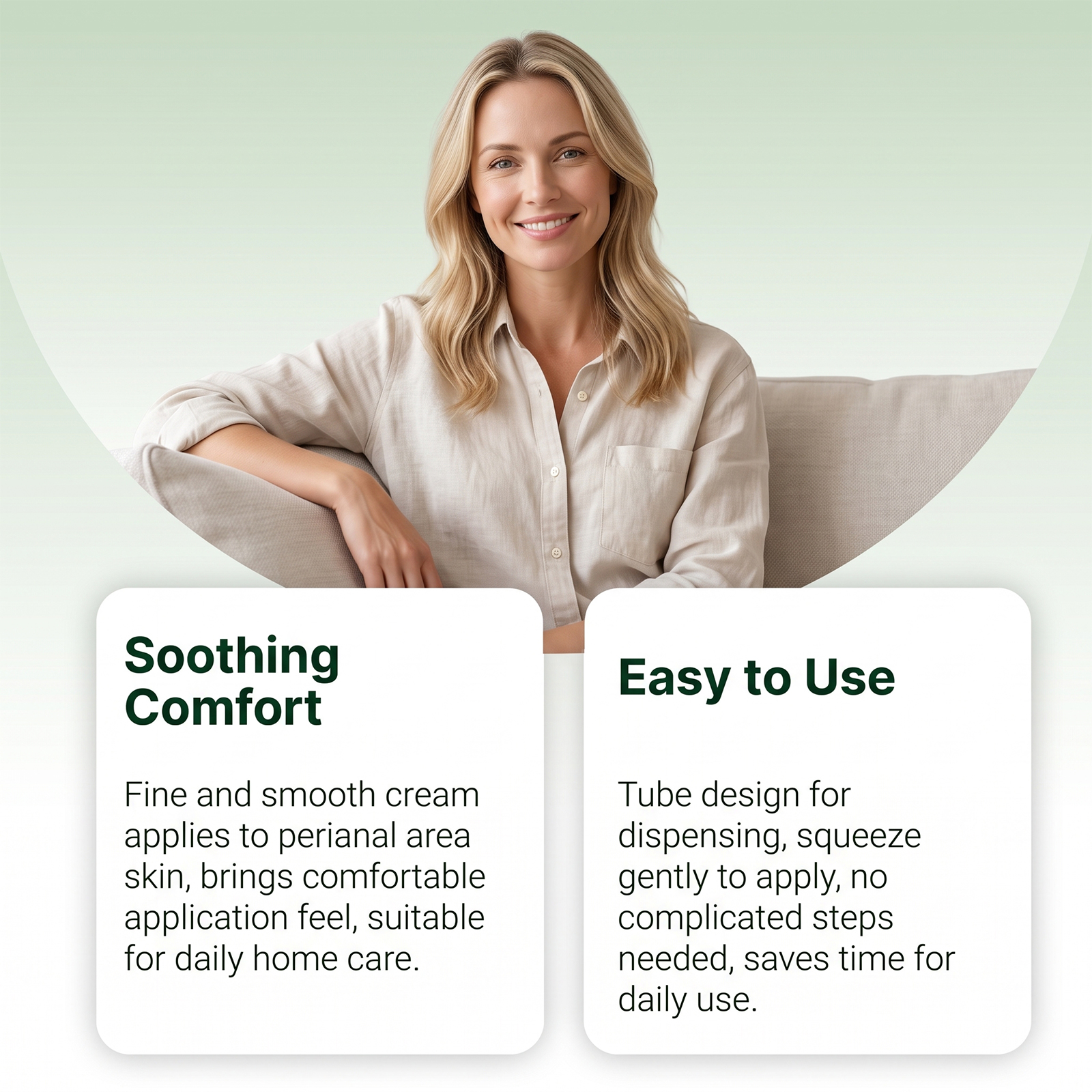 Perianal Care Ointment Mild Skin-Friendly Fine Smooth Fresh Refreshing External Smear For Anal Skin