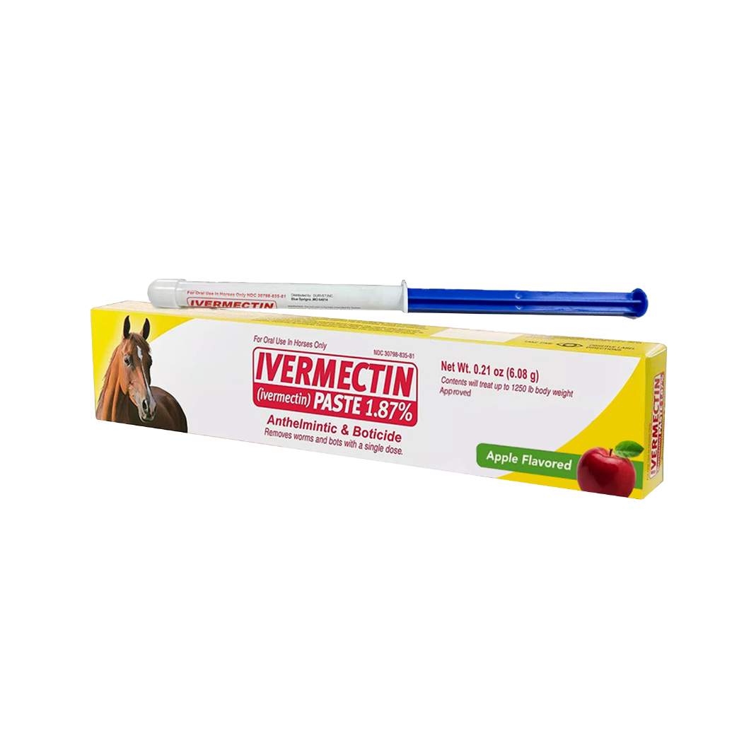 Apple Flavor Horse Ointment Mild Ingredients Plant Extract Non Irritating Portable Pack For Horse Deworming