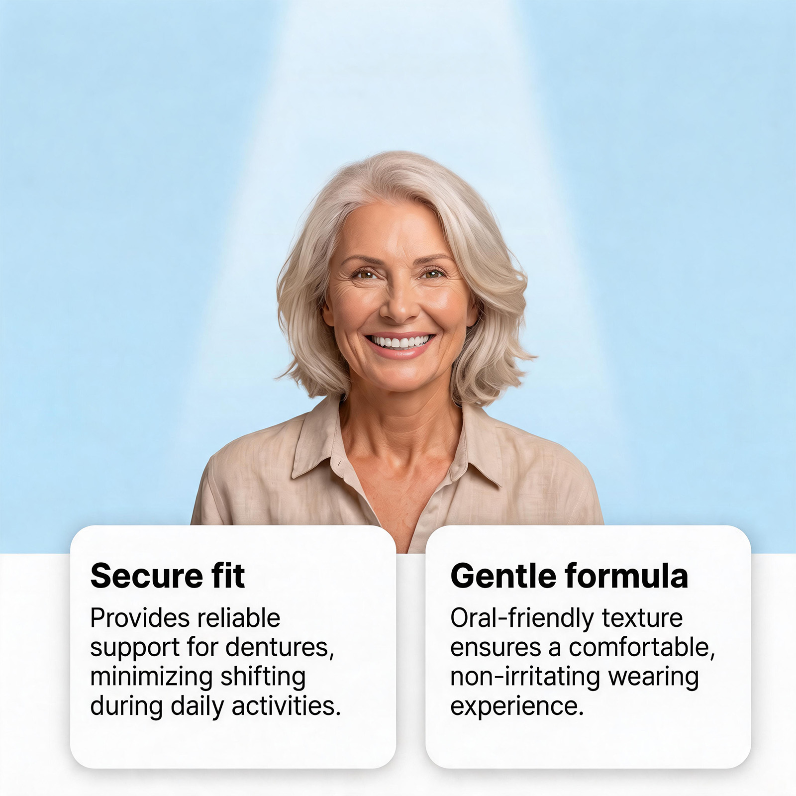 Denture Adhesive Kit Naturally Modify Tooth Gaps Improve Smile Beauty Comfort Care Suit