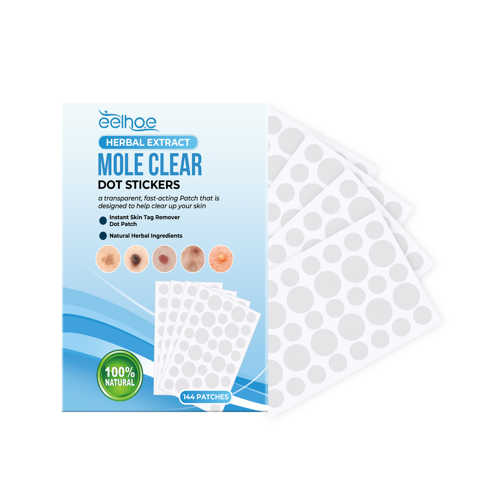 Skin Tag Remover Patch For Moles Warts Corns And Skin Imperfections Gentle Exfoliating Daily Care Treatment