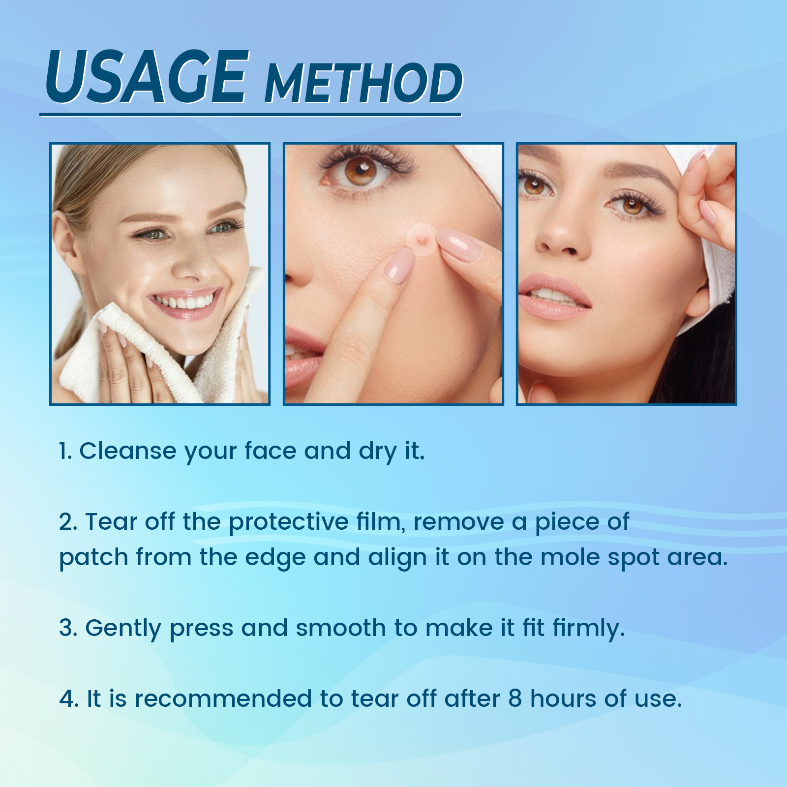 Skin Tag Remover Patch For Moles Warts Corns And Skin Imperfections Gentle Exfoliating Daily Care Treatment